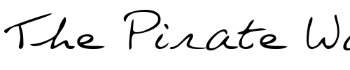 Font : EdgertonsHand Custom Text : The Pirate Way Test your own text here Click to download or to view this font on a tshirt that can be custom printed in Bali