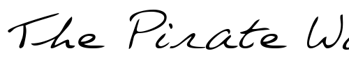 Font : EdgertonsHand-Italic Custom Text : The Pirate Way Test your own text here Click to download or to view this font on a tshirt that can be custom printed in Bali