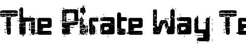Font : Edifact-Regular Custom Text : The Pirate Way Test your own text here Click to download or to view this font on a tshirt that can be custom printed in Bali