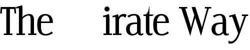 Font : Edito-B-PDF Custom Text : The Pirate Way Test your own text here Click to download or to view this font on a tshirt that can be custom printed in Bali