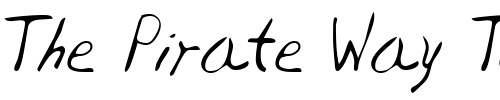 Font : EdmondsHand-Regular Custom Text : The Pirate Way Test your own text here Click to download or to view this font on a tshirt that can be custom printed in Bali