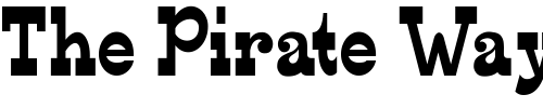 Font : Edmunds Custom Text : The Pirate Way Test your own text here Click to download or to view this font on a tshirt that can be custom printed in Bali