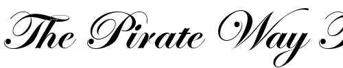 Font : Edwardian-Scr-Alt-ITC-TT-Bold Custom Text : The Pirate Way Test your own text here Click to download or to view this font on a tshirt that can be custom printed in Bali