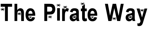 Font : Eency-Weency-Spider Custom Text : The Pirate Way Test your own text here Click to download or to view this font on a tshirt that can be custom printed in Bali