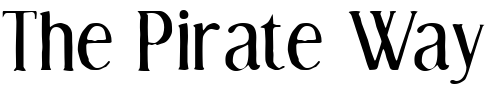 Font : Effloresce-Antique Custom Text : The Pirate Way Test your own text here Click to download or to view this font on a tshirt that can be custom printed in Bali