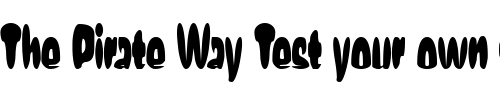 Font : EggIt-AOE Custom Text : The Pirate Way Test your own text here Click to download or to view this font on a tshirt that can be custom printed in Bali