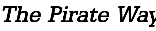 Font : Eggo-Bold-Italic Custom Text : The Pirate Way Test your own text here Click to download or to view this font on a tshirt that can be custom printed in Bali