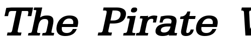 Font : Eggo-Extended-Bold-Italic Custom Text : The Pirate Way Test your own text here Click to download or to view this font on a tshirt that can be custom printed in Bali