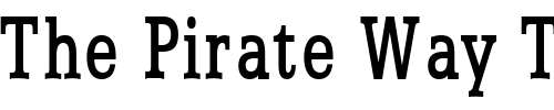 Font : Eggo-Thin-Bold Custom Text : The Pirate Way Test your own text here Click to download or to view this font on a tshirt that can be custom printed in Bali