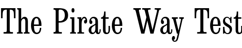 Font : Egizio_Becker_Cond Custom Text : The Pirate Way Test your own text here Click to download or to view this font on a tshirt that can be custom printed in Bali