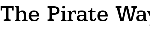 Font : Egyptian505-Md-BT-Medium Custom Text : The Pirate Way Test your own text here Click to download or to view this font on a tshirt that can be custom printed in Bali