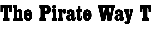 Font : EgyptianEF-BoldCondensed Custom Text : The Pirate Way Test your own text here Click to download or to view this font on a tshirt that can be custom printed in Bali