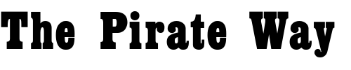 Font : Egyptienne-MN-Condensed-Bold Custom Text : The Pirate Way Test your own text here Click to download or to view this font on a tshirt that can be custom printed in Bali