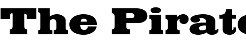 Font : EgyptienneDBolExt Custom Text : The Pirate Way Test your own text here Click to download or to view this font on a tshirt that can be custom printed in Bali