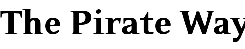 Font : EideticNeoBlack Custom Text : The Pirate Way Test your own text here Click to download or to view this font on a tshirt that can be custom printed in Bali