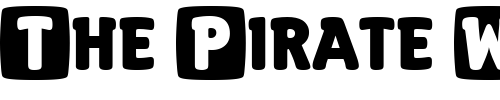 Font : EitokuIniD Custom Text : The Pirate Way Test your own text here Click to download or to view this font on a tshirt that can be custom printed in Bali