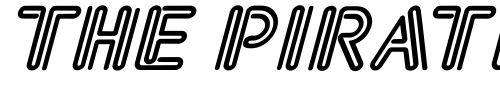 Font : Eklektic-Normal-Italic Custom Text : The Pirate Way Test your own text here Click to download or to view this font on a tshirt that can be custom printed in Bali