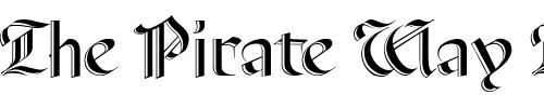 Font : El-Cid-Tooled Custom Text : The Pirate Way Test your own text here Click to download or to view this font on a tshirt that can be custom printed in Bali