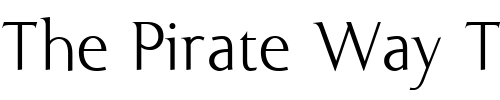 Font : Ela-Demiserif-Light-PDF Custom Text : The Pirate Way Test your own text here Click to download or to view this font on a tshirt that can be custom printed in Bali