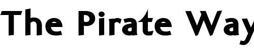Font : Ela-Sans-Black-PDF Custom Text : The Pirate Way Test your own text here Click to download or to view this font on a tshirt that can be custom printed in Bali