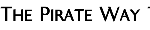 Font : Ela-Sans-Bold-Caps-PDF Custom Text : The Pirate Way Test your own text here Click to download or to view this font on a tshirt that can be custom printed in Bali
