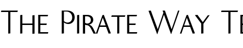 Font : Ela-Sans-Light-Caps-PDF Custom Text : The Pirate Way Test your own text here Click to download or to view this font on a tshirt that can be custom printed in Bali