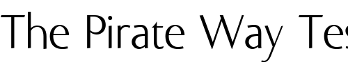 Font : Ela-Sans-Light-PDF Custom Text : The Pirate Way Test your own text here Click to download or to view this font on a tshirt that can be custom printed in Bali