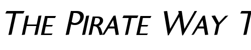 Font : Ela-Sans-Plain-Caps-Italic-PDF Custom Text : The Pirate Way Test your own text here Click to download or to view this font on a tshirt that can be custom printed in Bali
