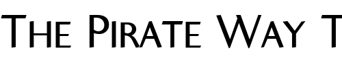Font : Ela-Sans-Plain-Caps-PDF Custom Text : The Pirate Way Test your own text here Click to download or to view this font on a tshirt that can be custom printed in Bali