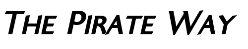 Font : Ela-Sans-XBold-Caps-Italic-PDF Custom Text : The Pirate Way Test your own text here Click to download or to view this font on a tshirt that can be custom printed in Bali