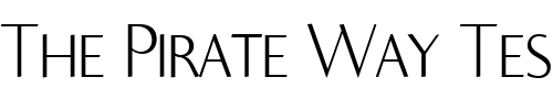 Font : Ela-Sans-XLight-Caps-PDF Custom Text : The Pirate Way Test your own text here Click to download or to view this font on a tshirt that can be custom printed in Bali