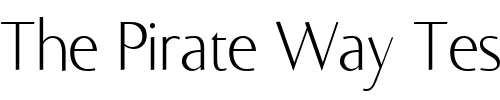 Font : Ela-Sans-XLight-PDF Custom Text : The Pirate Way Test your own text here Click to download or to view this font on a tshirt that can be custom printed in Bali