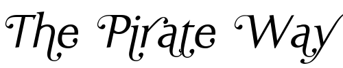 Font : Ela-Swashes-Light-Italic-PDF Custom Text : The Pirate Way Test your own text here Click to download or to view this font on a tshirt that can be custom printed in Bali