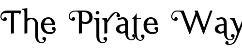 Font : Ela-Swashes-SemiLight-PDF Custom Text : The Pirate Way Test your own text here Click to download or to view this font on a tshirt that can be custom printed in Bali