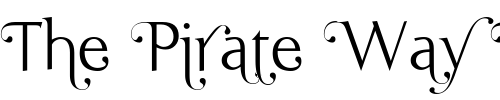 Font : ElaSwashesXeLight Custom Text : The Pirate Way Test your own text here Click to download or to view this font on a tshirt that can be custom printed in Bali