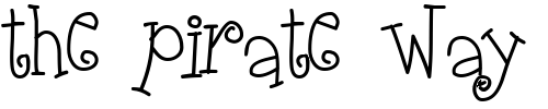 Font : Elastic-Wrath Custom Text : The Pirate Way Test your own text here Click to download or to view this font on a tshirt that can be custom printed in Bali