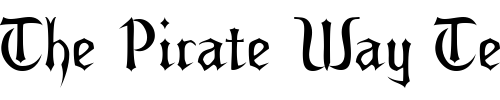 Font : Eldroon Custom Text : The Pirate Way Test your own text here Click to download or to view this font on a tshirt that can be custom printed in Bali
