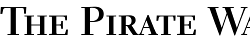 Font : Electra-LH-Bold-Small-Caps-Oldstyle-Figures Custom Text : The Pirate Way Test your own text here Click to download or to view this font on a tshirt that can be custom printed in Bali