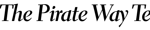 Font : Electra-LT-Bold-Cursive-Display Custom Text : The Pirate Way Test your own text here Click to download or to view this font on a tshirt that can be custom printed in Bali