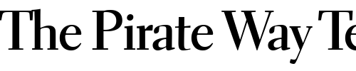Font : Electra-LT-Bold-Display Custom Text : The Pirate Way Test your own text here Click to download or to view this font on a tshirt that can be custom printed in Bali