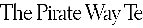 Font : Electra-LT-Display Custom Text : The Pirate Way Test your own text here Click to download or to view this font on a tshirt that can be custom printed in Bali