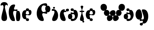 Font : Electrack-Phat Custom Text : The Pirate Way Test your own text here Click to download or to view this font on a tshirt that can be custom printed in Bali