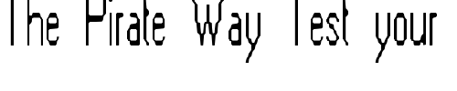 Font : Electric-Goat Custom Text : The Pirate Way Test your own text here Click to download or to view this font on a tshirt that can be custom printed in Bali