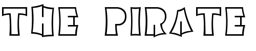 Font : Electric-Pickle Custom Text : The Pirate Way Test your own text here Click to download or to view this font on a tshirt that can be custom printed in Bali
