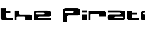 Font : Electro-Bazar Custom Text : The Pirate Way Test your own text here Click to download or to view this font on a tshirt that can be custom printed in Bali