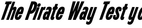 Font : Electro-Gothic-HPLHS Custom Text : The Pirate Way Test your own text here Click to download or to view this font on a tshirt that can be custom printed in Bali