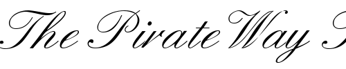 Font : ElegantHandOne-Regular Custom Text : The Pirate Way Test your own text here Click to download or to view this font on a tshirt that can be custom printed in Bali