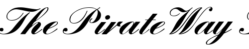 Font : ElegantHandOneHeavy-Regular Custom Text : The Pirate Way Test your own text here Click to download or to view this font on a tshirt that can be custom printed in Bali