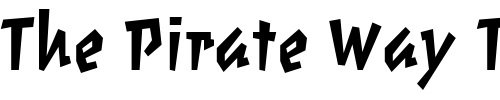 Font : ElektrixBold Custom Text : The Pirate Way Test your own text here Click to download or to view this font on a tshirt that can be custom printed in Bali