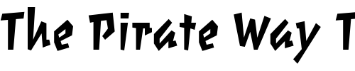Font : ElektrixBoldOldstyle-Bold Custom Text : The Pirate Way Test your own text here Click to download or to view this font on a tshirt that can be custom printed in Bali